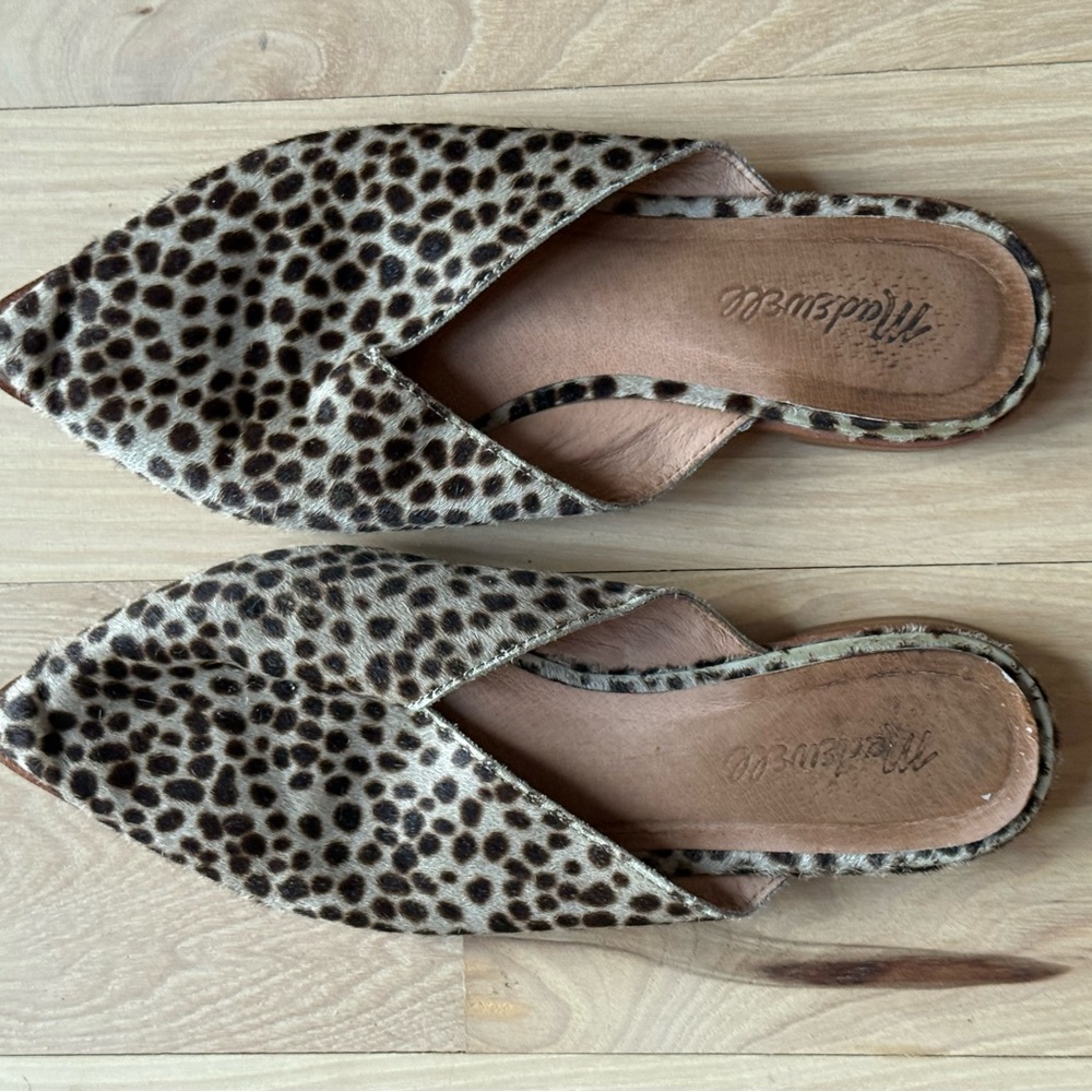 Madewell Brown Mules with Sleek Pointed Toe